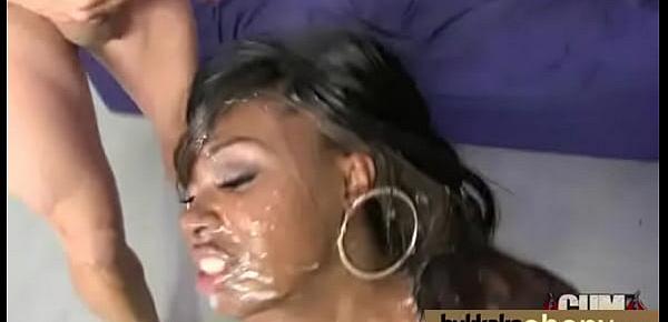  Group ebony blowjob and fucking ending with facial cumshot 27